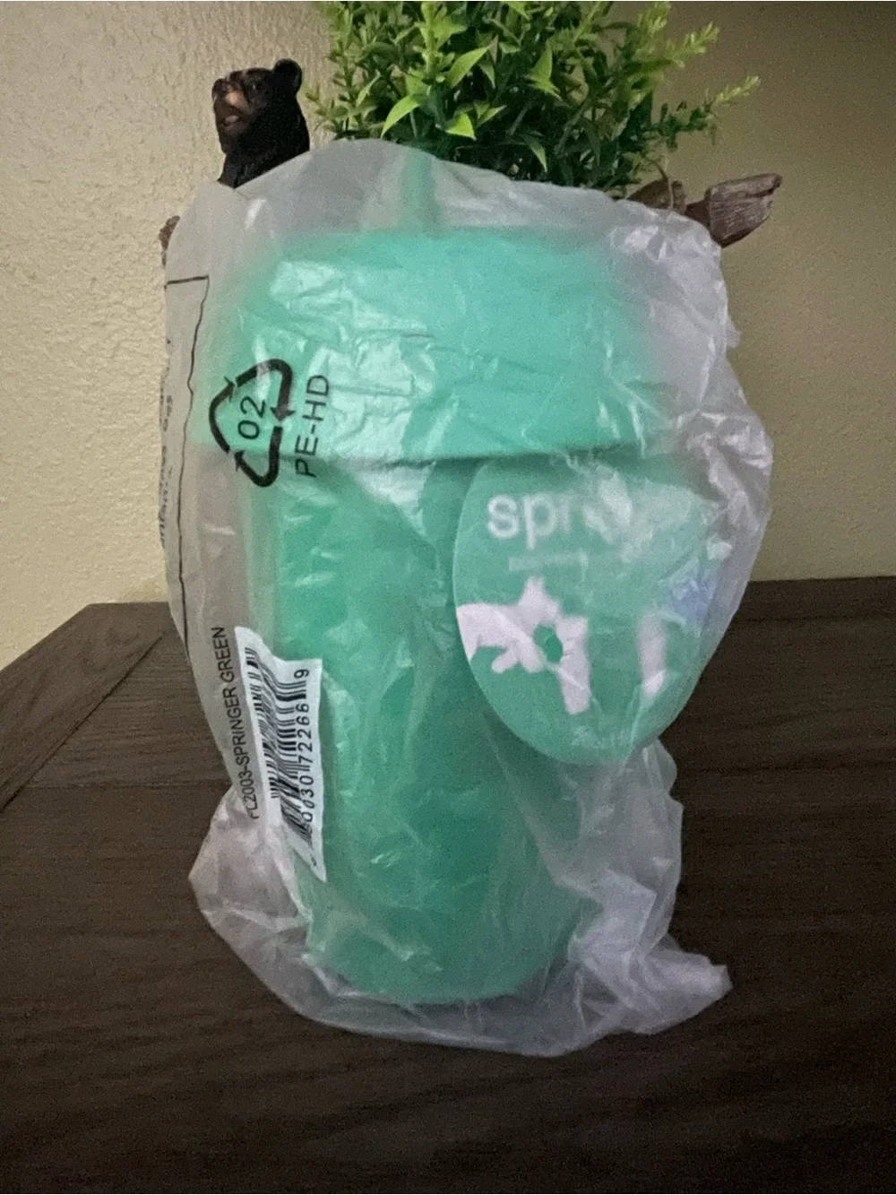 Dog Travel Water Bottle - Green